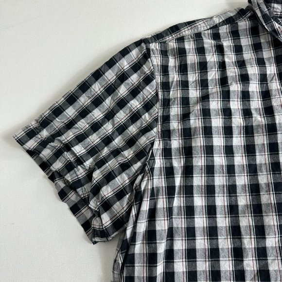 Carhartt Button Down Shirt‎ Mens Size 2XL Plaid Short Sleeve Relaxed Fit - Picture 5 of 9